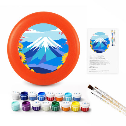 Blue Mountain Peak (Paint by Numbers Flying Disc)