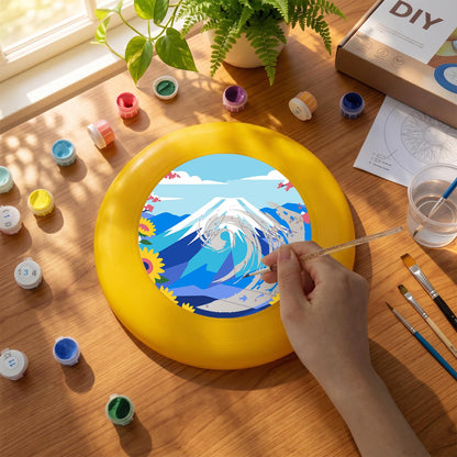 Blue Mountain Peak (Paint by Numbers Flying Disc)
