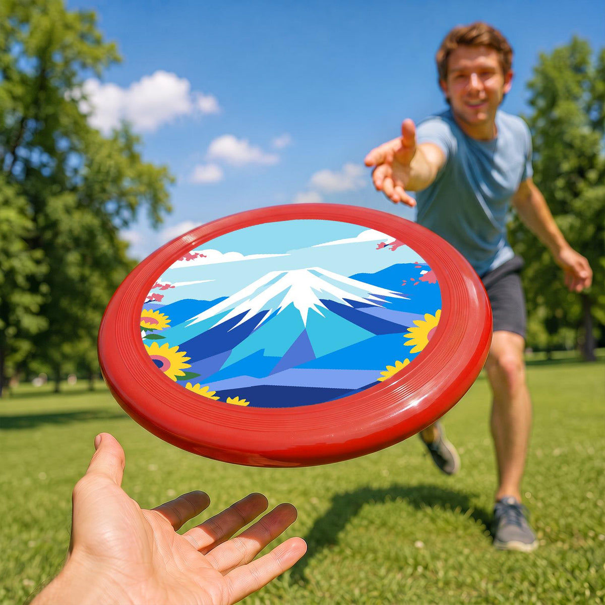 Blue Mountain Peak (Paint by Numbers Flying Disc)