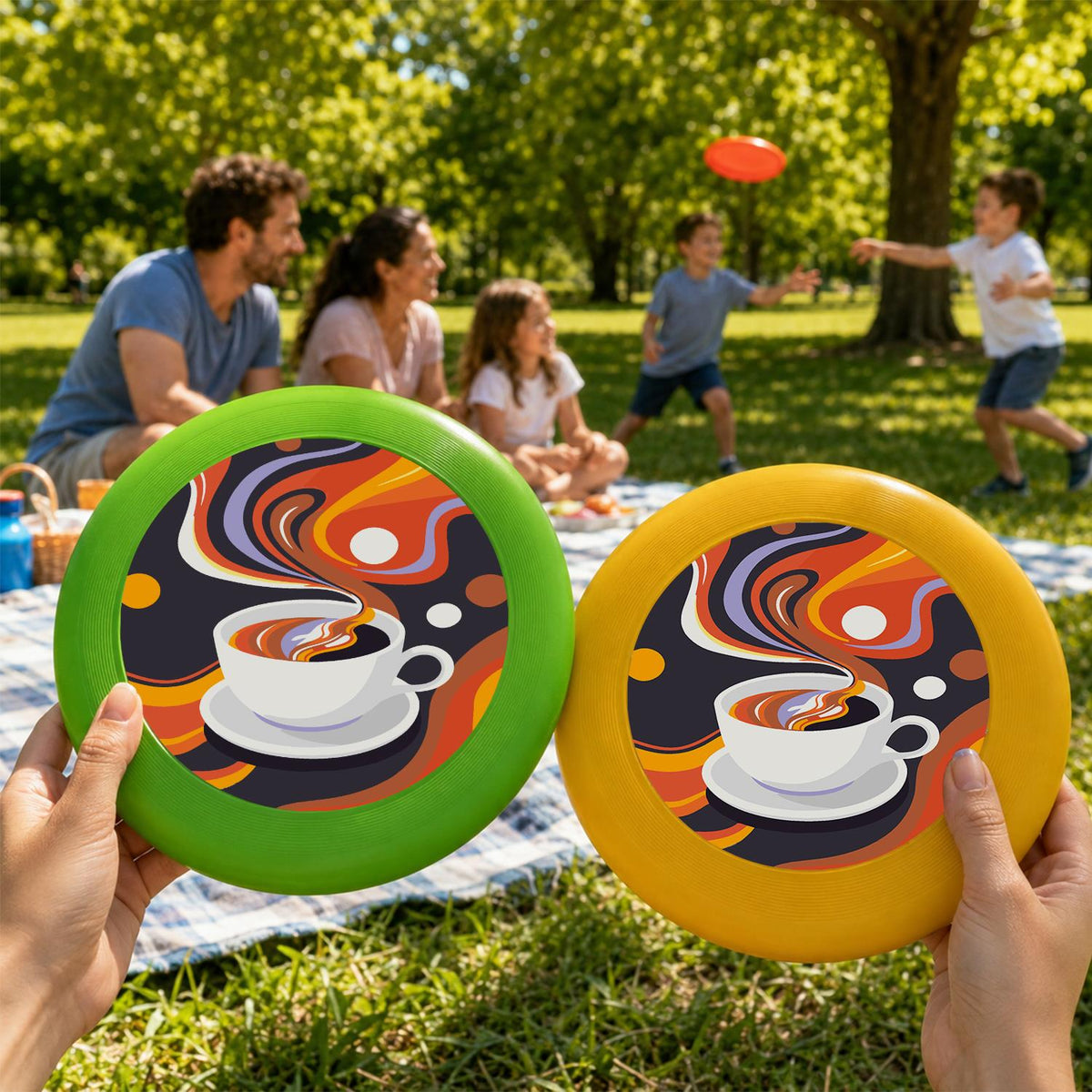 Coffee Swirl (Paint by Numbers Flying Disc)