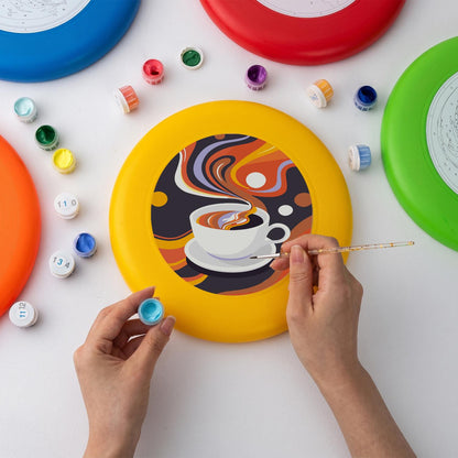Coffee Swirl (Paint by Numbers Flying Disc)
