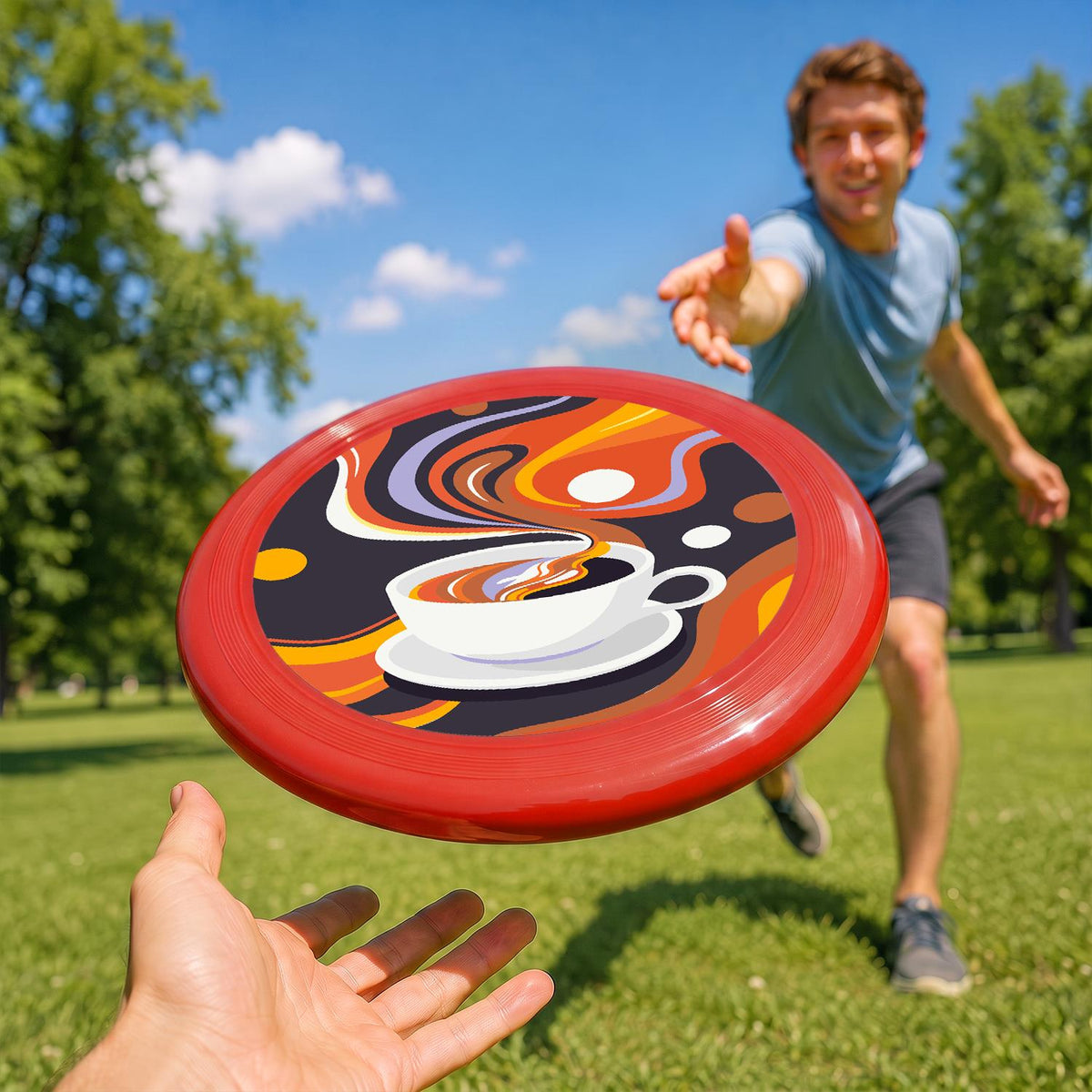 Coffee Swirl (Paint by Numbers Flying Disc)