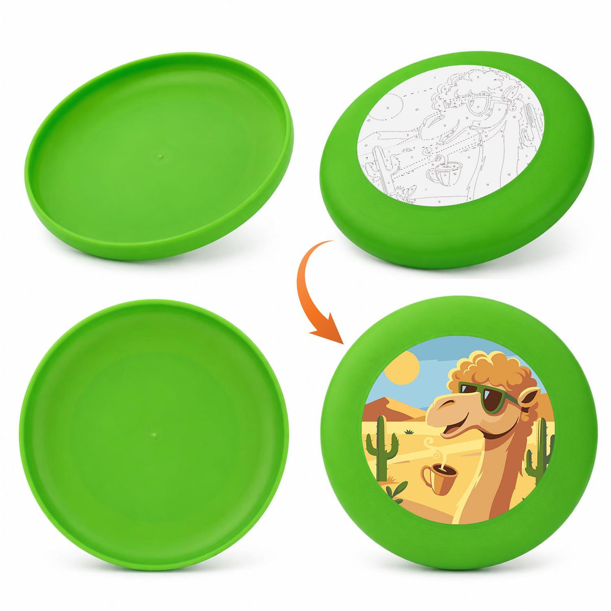 Cool Desert Duck (Paint by Numbers Flying Disc)