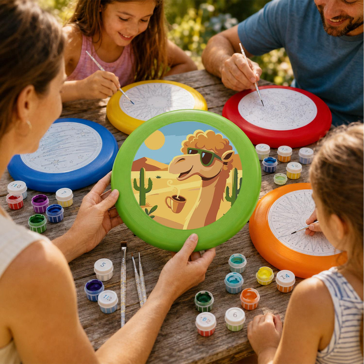 Cool Desert Duck (Paint by Numbers Flying Disc)