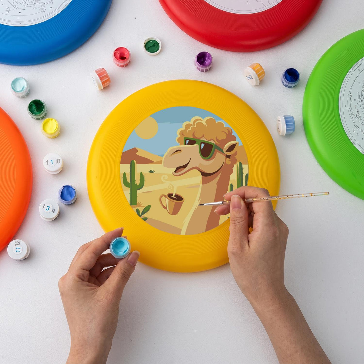 Cool Desert Duck (Paint by Numbers Flying Disc)