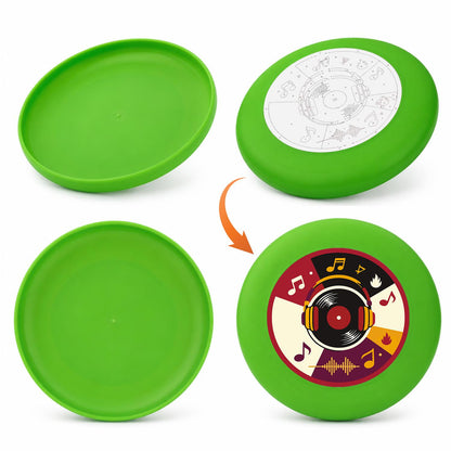 Vinyl Record and Music (Paint by Numbers Flying Disc)