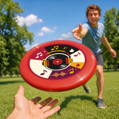 Vinyl Record and Music (Paint by Numbers Flying Disc)
