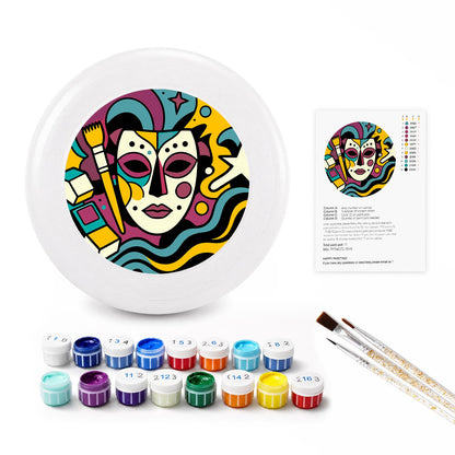 Colourful Mask (Paint by Numbers Flying Disc)