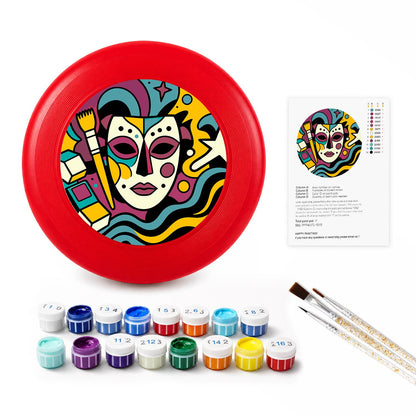 Colourful Mask (Paint by Numbers Flying Disc)