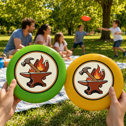 Anvil and Flame (Paint by Numbers Flying Disc)