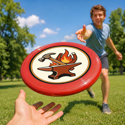 Anvil and Flame (Paint by Numbers Flying Disc)
