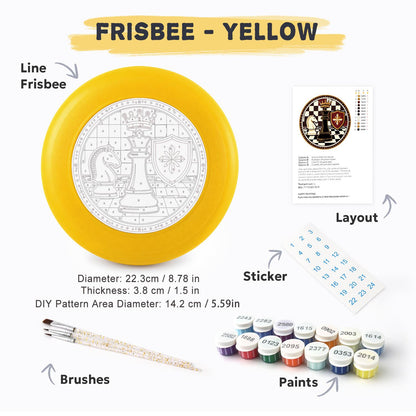 Chessboard Emblem (Paint by Numbers Flying Disc)