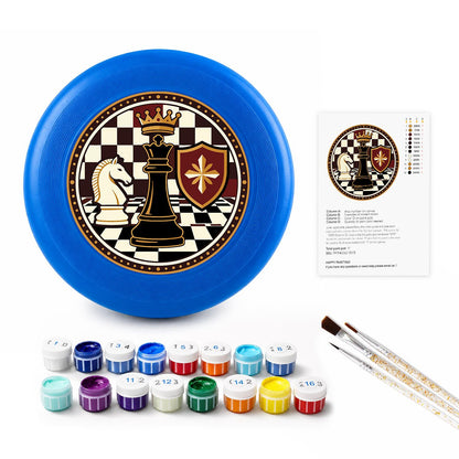 Chessboard Emblem (Paint by Numbers Flying Disc)