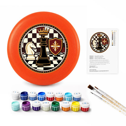 Chessboard Emblem (Paint by Numbers Flying Disc)