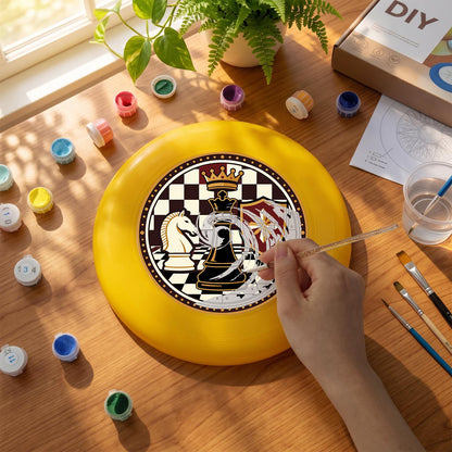 Chessboard Emblem (Paint by Numbers Flying Disc)