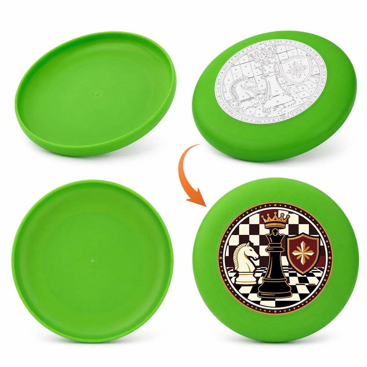 Chessboard Emblem (Paint by Numbers Flying Disc)