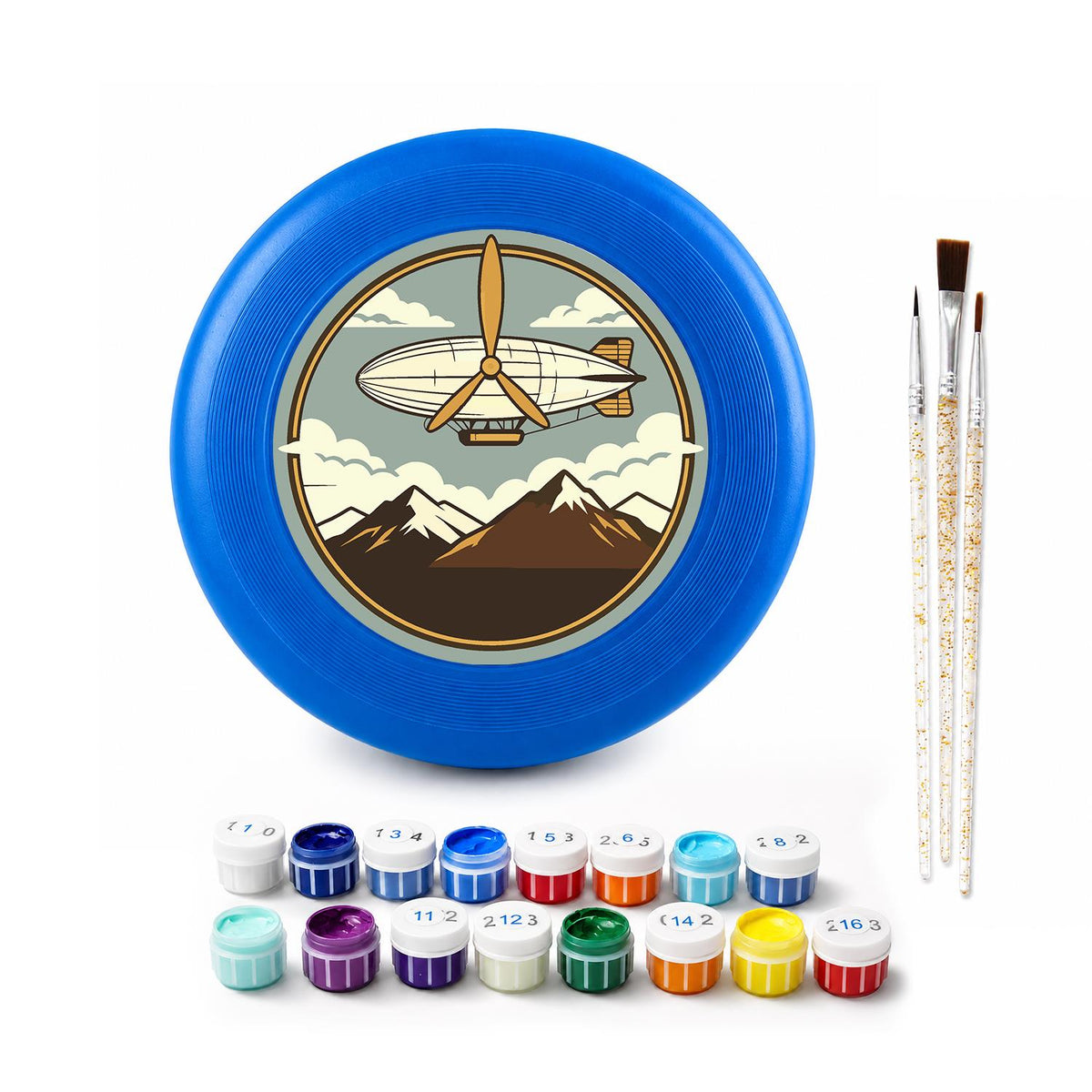 Mountain Compass (Paint by Numbers Flying Disc)