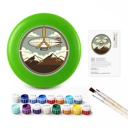 Mountain Compass (Paint by Numbers Flying Disc)