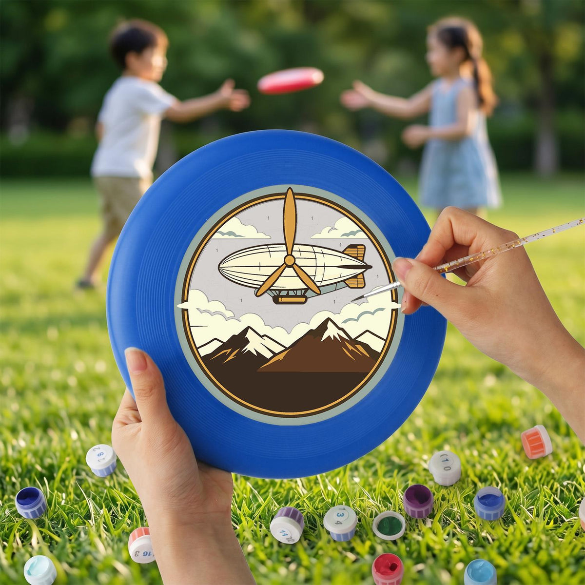 Mountain Compass (Paint by Numbers Flying Disc)