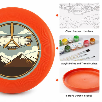 Mountain Compass (Paint by Numbers Flying Disc)
