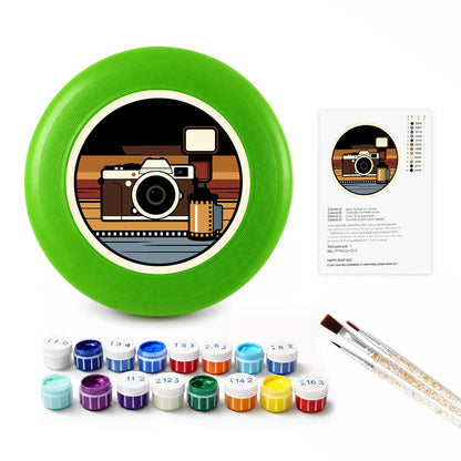 Vintage Camera (Paint by Numbers Flying Disc)