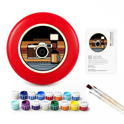 Vintage Camera (Paint by Numbers Flying Disc)
