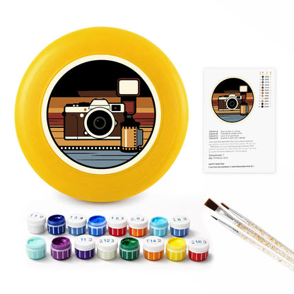 Vintage Camera (Paint by Numbers Flying Disc)