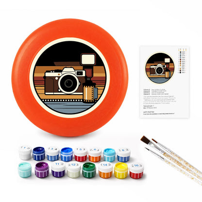 Vintage Camera (Paint by Numbers Flying Disc)