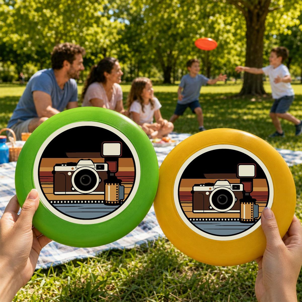 Vintage Camera (Paint by Numbers Flying Disc)