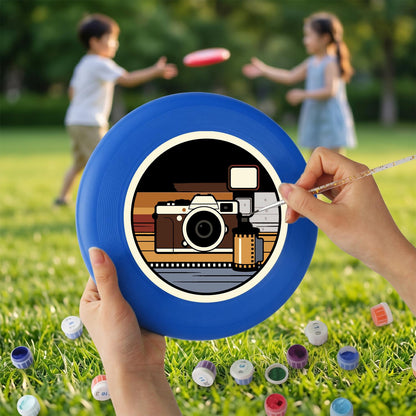 Vintage Camera (Paint by Numbers Flying Disc)