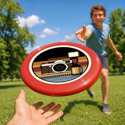 Vintage Camera (Paint by Numbers Flying Disc)