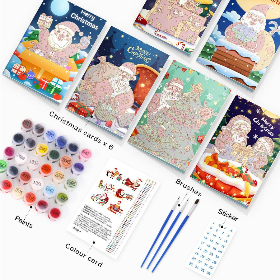 Christmas card kit contents