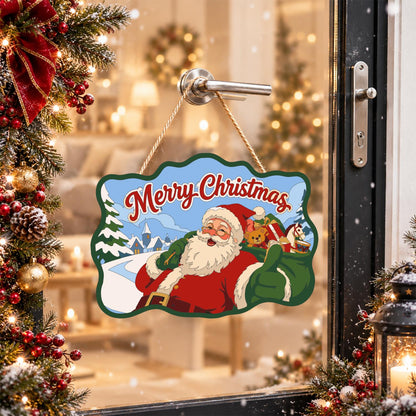 Toy Sack Santa Village Road paint by numbers hanging sign – image 17
