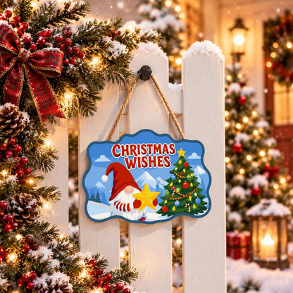 Star-Holding Gnome Wishes paint by numbers hanging sign – image 15