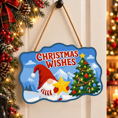 Star-Holding Gnome Wishes paint by numbers hanging sign – image 16