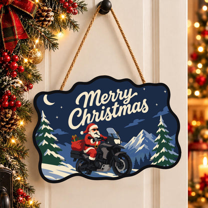 Adventure Bike Santa Peaks paint by numbers hanging sign – image 16