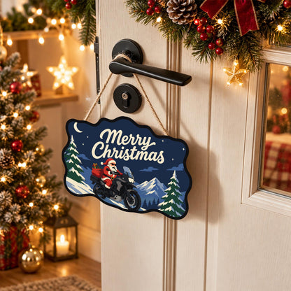 Adventure Bike Santa Peaks paint by numbers hanging sign – image 18