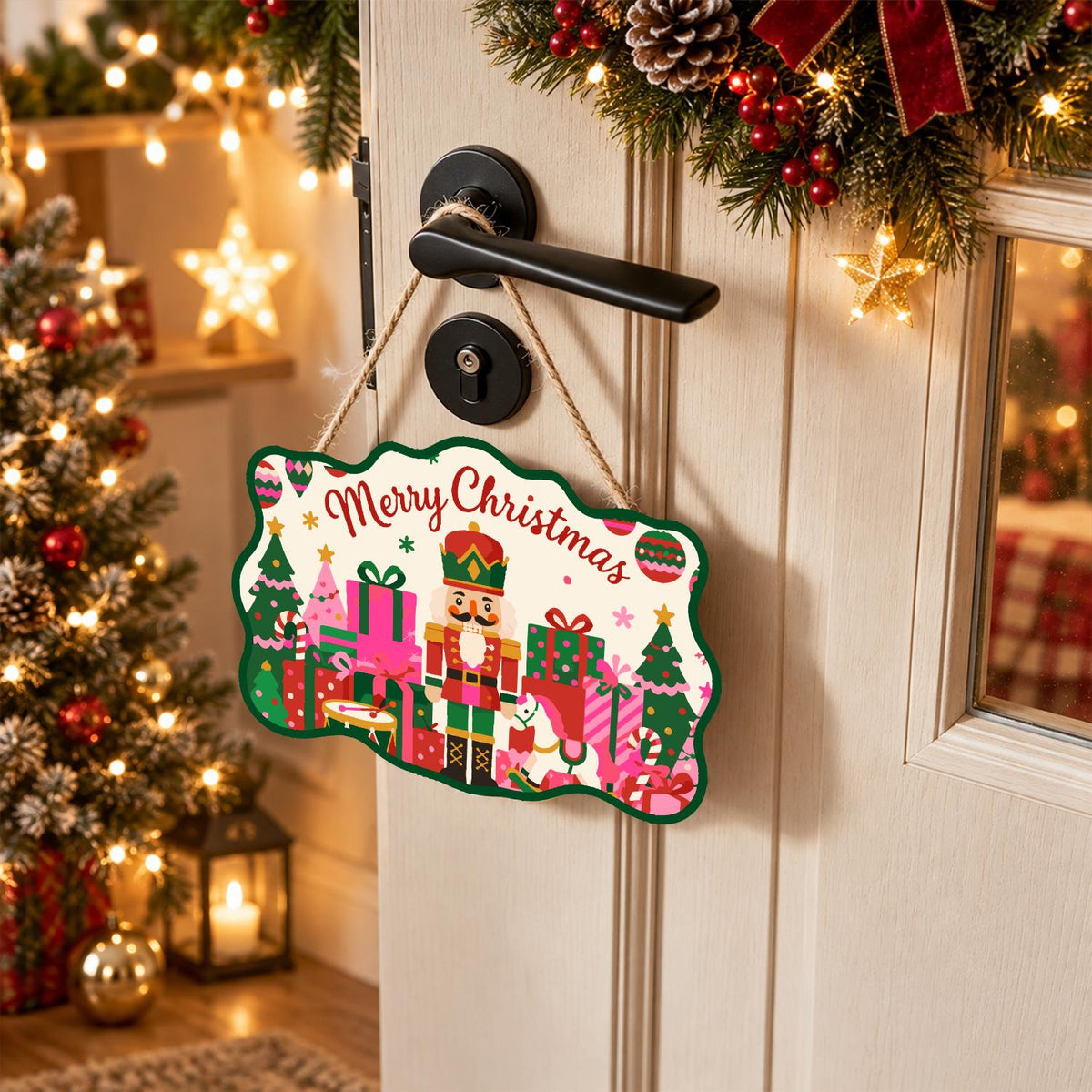 Rocking Horse Nutcracker Toyland paint by numbers hanging sign – image 18