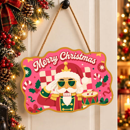 Saluting Nutcracker in Shades paint by numbers hanging sign – image 16