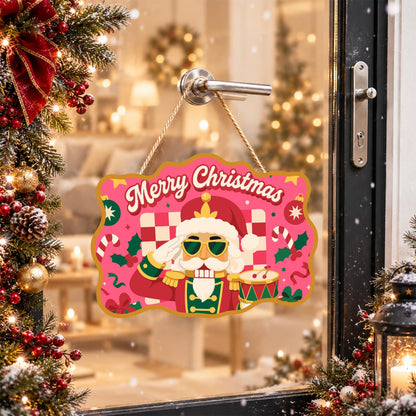 Saluting Nutcracker in Shades paint by numbers hanging sign – image 17
