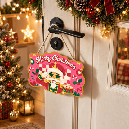 Saluting Nutcracker in Shades paint by numbers hanging sign – image 18