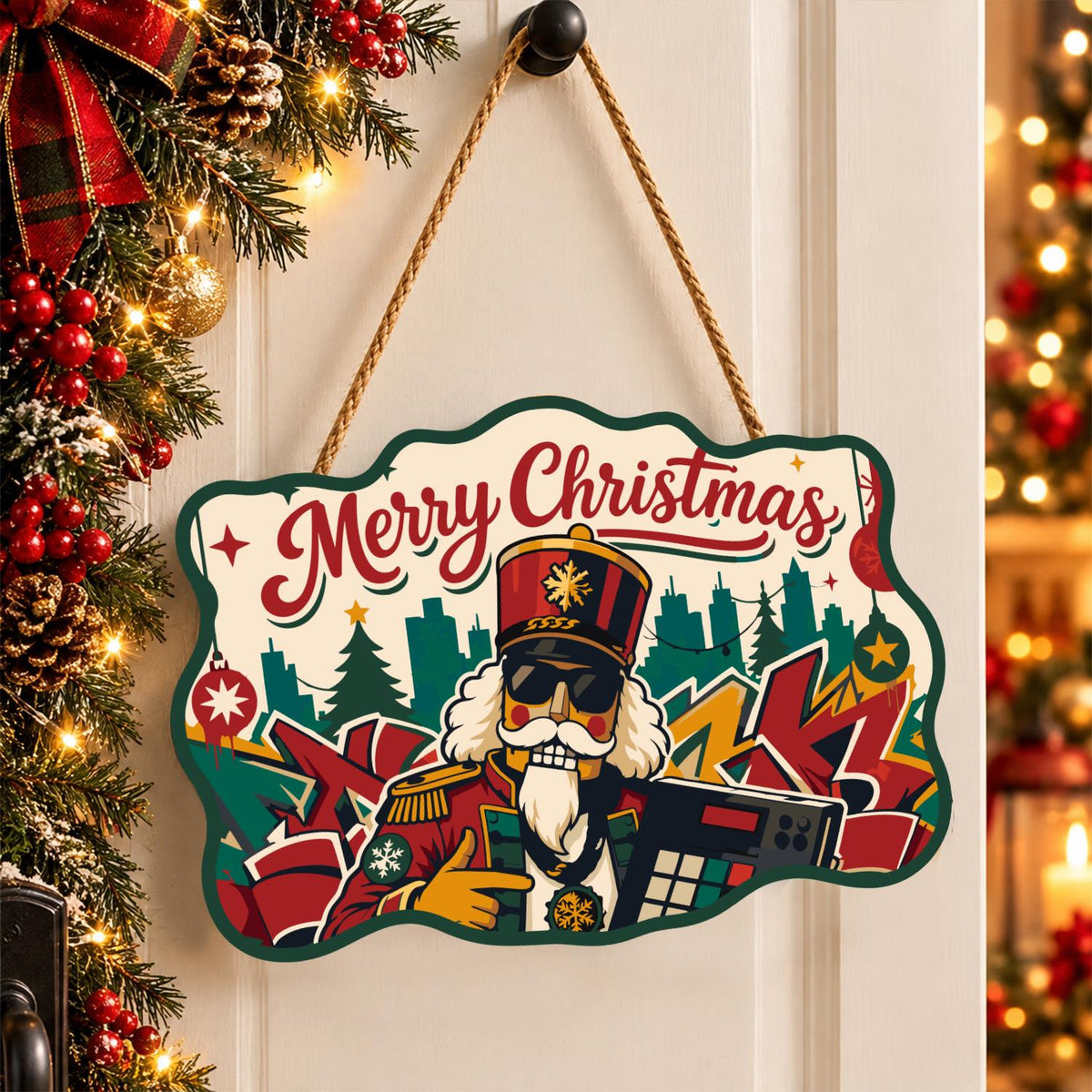 Nutcracker on the Turntables paint by numbers hanging sign – image 16