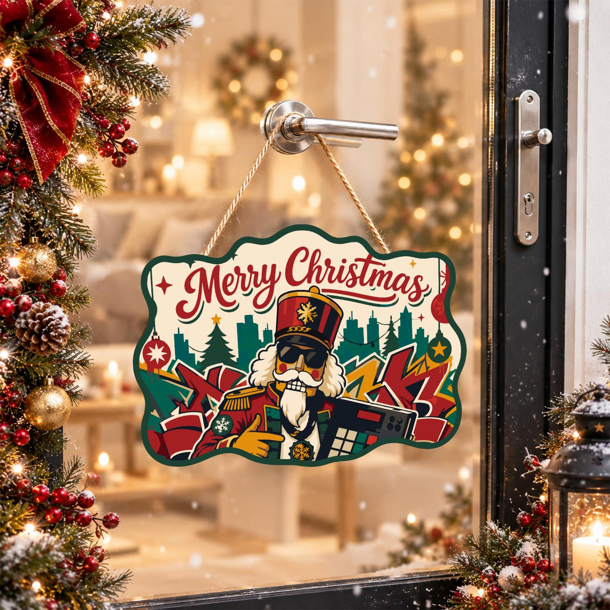 Nutcracker on the Turntables paint by numbers hanging sign – image 17