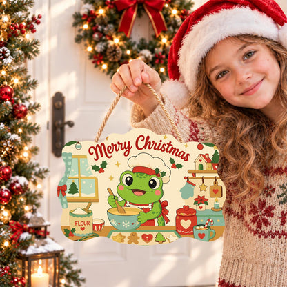 Baker Frog's Gingerbread Batch paint by numbers hanging sign – image 13