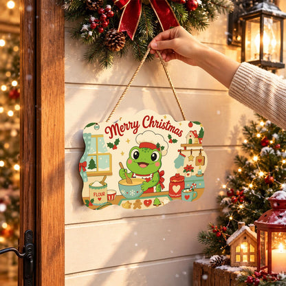 Baker Frog's Gingerbread Batch paint by numbers hanging sign – image 14