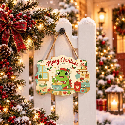Baker Frog's Gingerbread Batch paint by numbers hanging sign – image 15