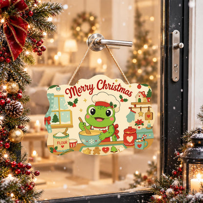 Baker Frog's Gingerbread Batch paint by numbers hanging sign – image 17