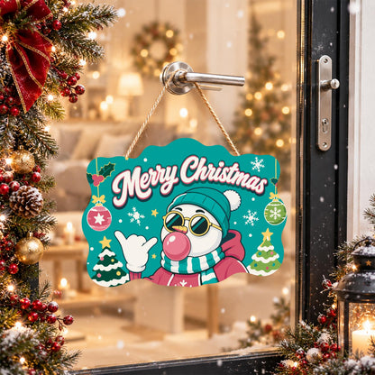 Beanie Snowman Bubble Gum Shaka paint by numbers hanging sign – image 17