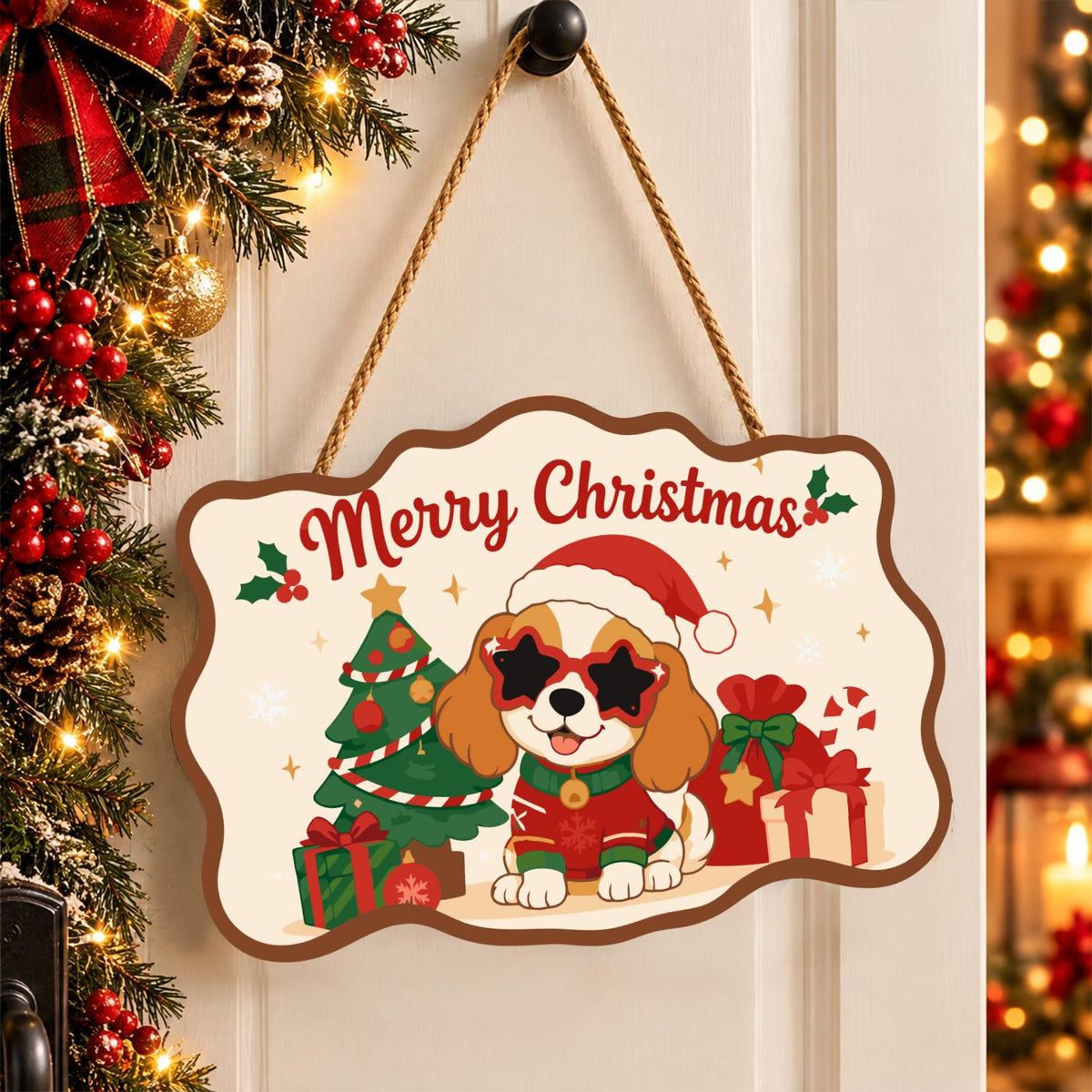 Star Shades Spaniel Puppy paint by numbers hanging sign – image 16