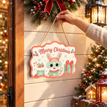 Mint Sweater Bunny in Shades paint by numbers hanging sign – image 14